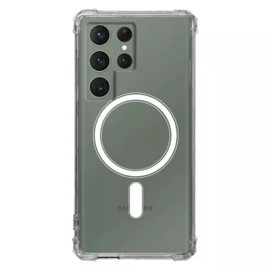 ETUI ANTI-SHOCK Z MAGSAFE NA TELEFON SAMSUNG GALAXY S23 ULTRA TRANSPARENTNY