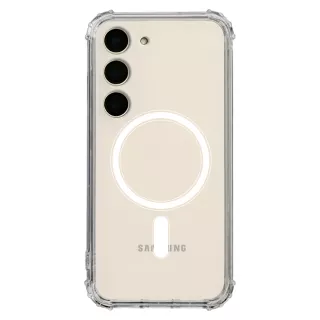 ETUI ANTI-SHOCK Z MAGSAFE NA TELEFON SAMSUNG GALAXY S24 TRANSPARENTNY