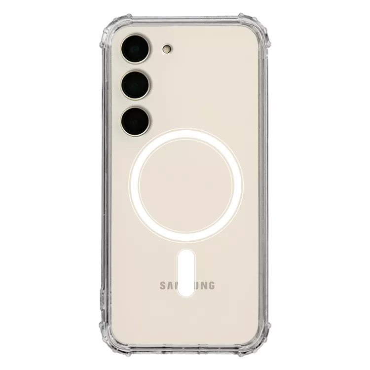 ETUI ANTI-SHOCK Z MAGSAFE NA TELEFON SAMSUNG GALAXY S24 TRANSPARENTNY