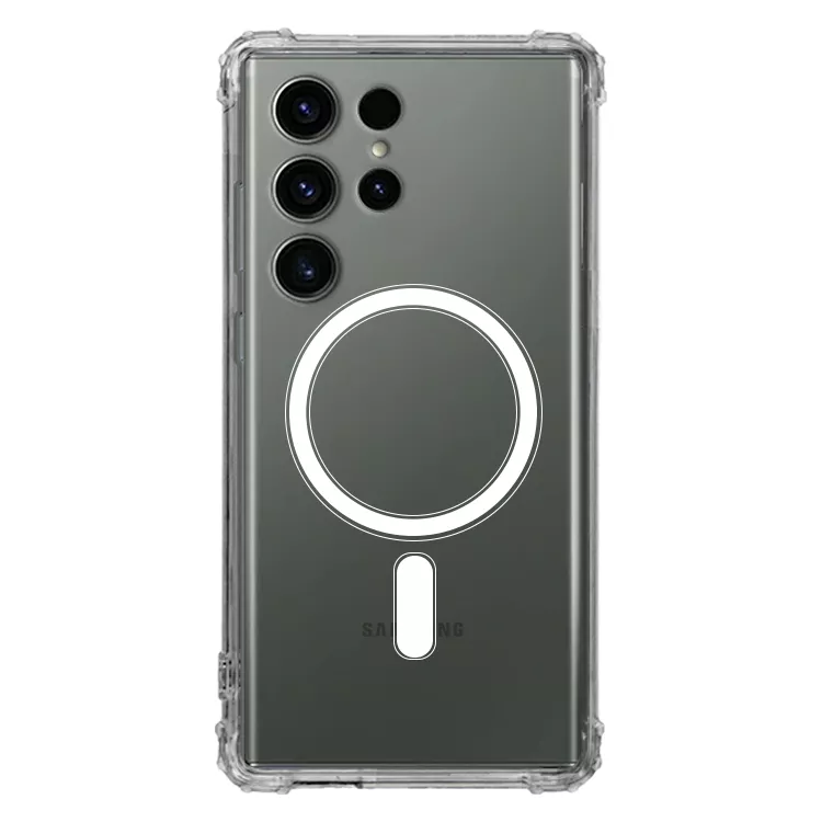 ETUI ANTI-SHOCK Z MAGSAFE NA TELEFON SAMSUNG GALAXY S24 ULTRA TRANSPARENTNY