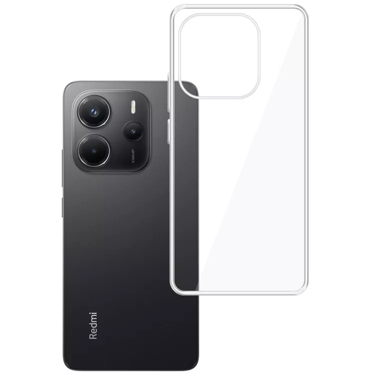 Silikonowe Etui do XIAOMI REDMI NOTE 14 PRO 4G Transparentne Clear