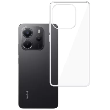 Silikonowe Etui do XIAOMI REDMI NOTE 14 PRO 4G Transparentne Clear