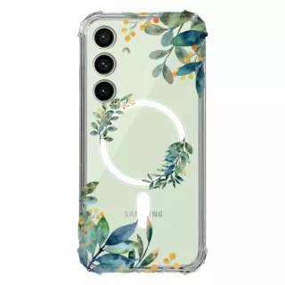 Etui AntiShock MagSafe do SAMSUNG GALAXY S24 FE Kwiatowe RAL108