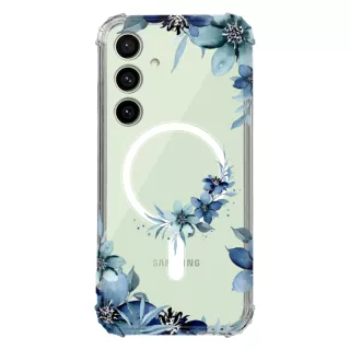 Etui AntiShock MagSafe do SAMSUNG GALAXY S24 FE Kwiatowe RAL111