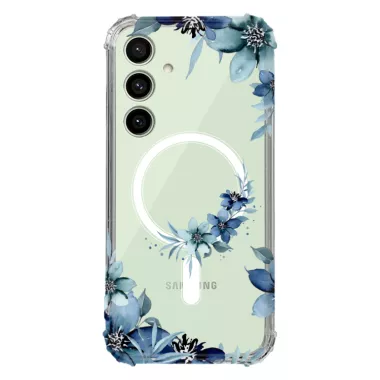 Etui AntiShock MagSafe do SAMSUNG GALAXY S24 FE Kwiatowe RAL111