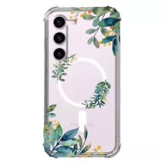 Etui AntiShock MagSafe do SAMSUNG GALAXY S23 Kwiatowe RAL108