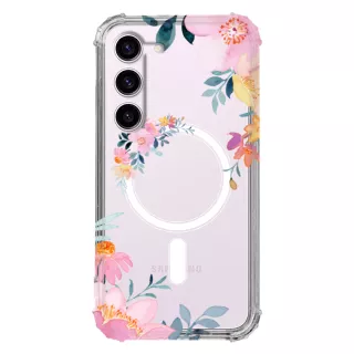 Etui AntiShock MagSafe do SAMSUNG GALAXY S23 Kwiatowe RAL109