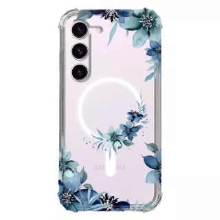 Etui AntiShock MagSafe do SAMSUNG GALAXY S23 Kwiatowe RAL111