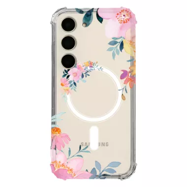 Etui AntiShock MagSafe do SAMSUNG GALAXY S24 Kwiatowe RAL109