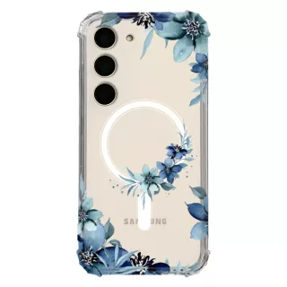 Etui AntiShock MagSafe do SAMSUNG GALAXY S24 Kwiatowe RAL111