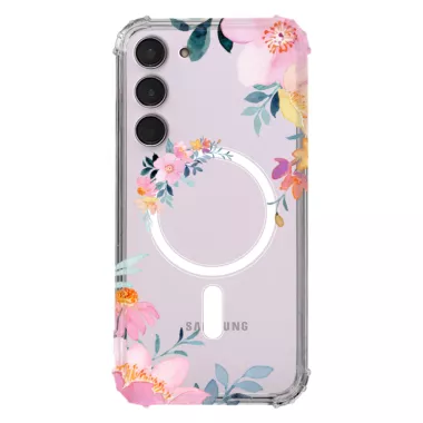 Etui AntiShock MagSafe do SAMSUNG GALAXY S24 PLUS Kwiatowe RAL109