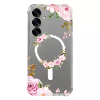 Etui AntiShock MagSafe do SAMSUNG GALAXY S25 Kwiatowe RAL106