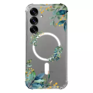 Etui AntiShock MagSafe do SAMSUNG GALAXY S25 Kwiatowe RAL108