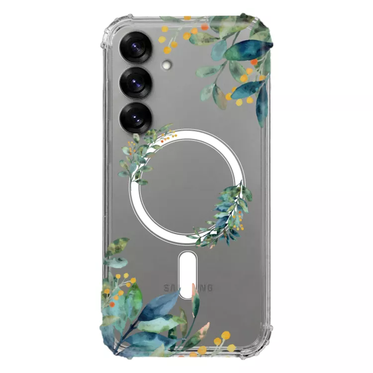 Etui AntiShock MagSafe do SAMSUNG GALAXY S25 Kwiatowe RAL108 Etui AntiShock MagSafe do SAMSUNG GALAXY S25 Kwiatowe RAL108