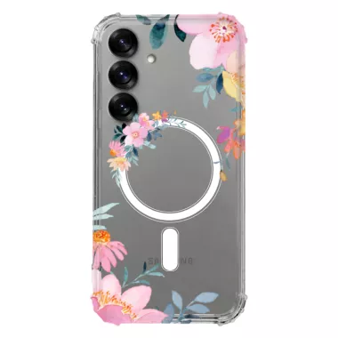 Etui AntiShock MagSafe do SAMSUNG GALAXY S25 Kwiatowe RAL109