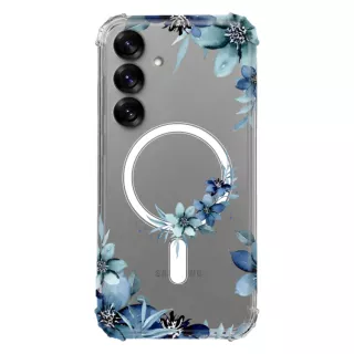 Etui AntiShock MagSafe do SAMSUNG GALAXY S25 Kwiatowe RAL111