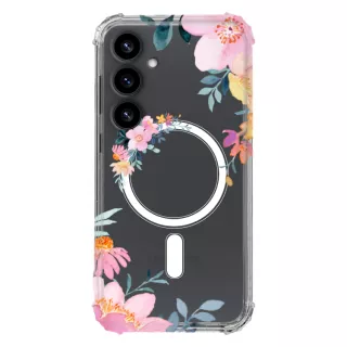Etui AntiShock MagSafe do SAMSUNG GALAXY S25 PLUS Kwiatowe RAL109