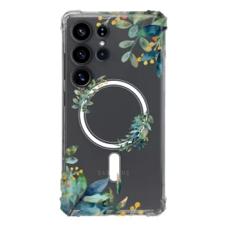 Etui AntiShock MagSafe do SAMSUNG GALAXY S25 ULTRA Kwiatowe RAL108