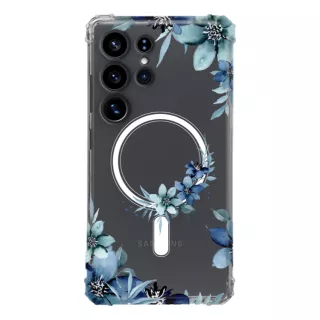 Etui AntiShock MagSafe do SAMSUNG GALAXY S25 ULTRA Kwiatowe RAL111