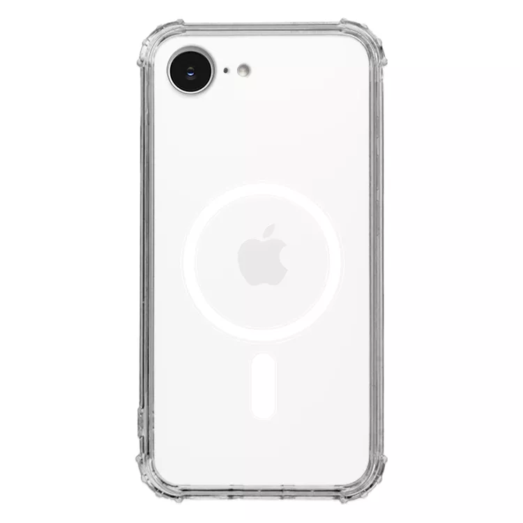 ETUI ANTI-SHOCK Z MAGSAFE NA TELEFON APPLE IPHONE 16E/SE 4 TRANSPARENTNY