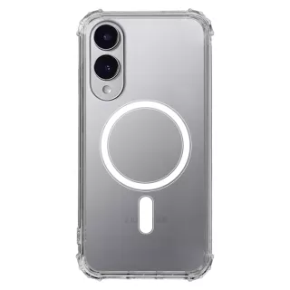 ETUI ANTI-SHOCK Z MAGSAFE NA TELEFON SAMSUNG GALAXY S25 EDGE TRANSPARENTNY