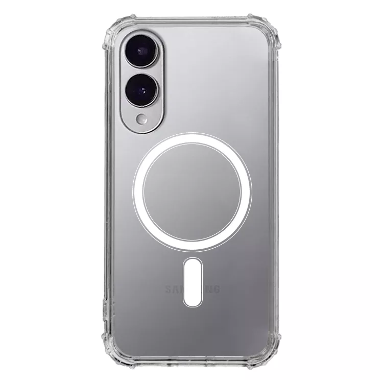 ETUI ANTI-SHOCK Z MAGSAFE NA TELEFON SAMSUNG GALAXY S25 EDGE TRANSPARENTNY
