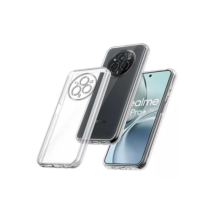 Silikonowe Etui do REALME 14 PRO PLUS 5G Transparentne Clear