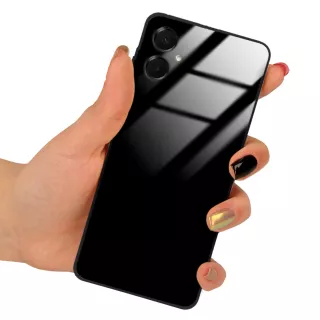 ETUI BLACK CASE GLASS NA TELEFON SAMSUNG A06 5G CZARNY