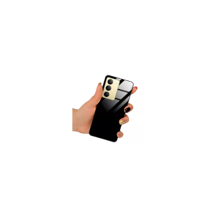 ETUI BLACK CASE GLASS NA TELEFON REALME 14 5G CZARNY ETUI BLACK CASE GLASS NA TELEFON REALME 14 5G CZARNY