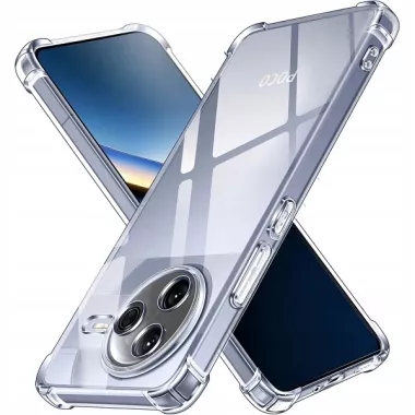 ETUI ANTI-SHOCK NA TELEFON XIAOMI POCO F7 PRO TRANSPARENTNY