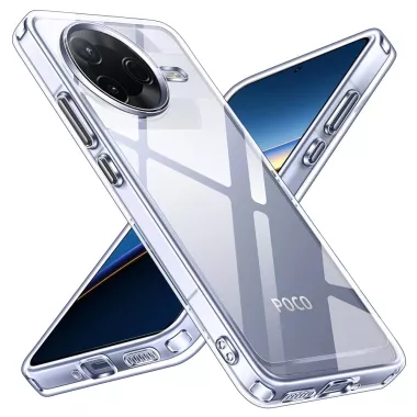 ETUI PROTECT CASE 2mm NA TELEFON XIAOMI POCO F7 PRO TRANSPARENTNY