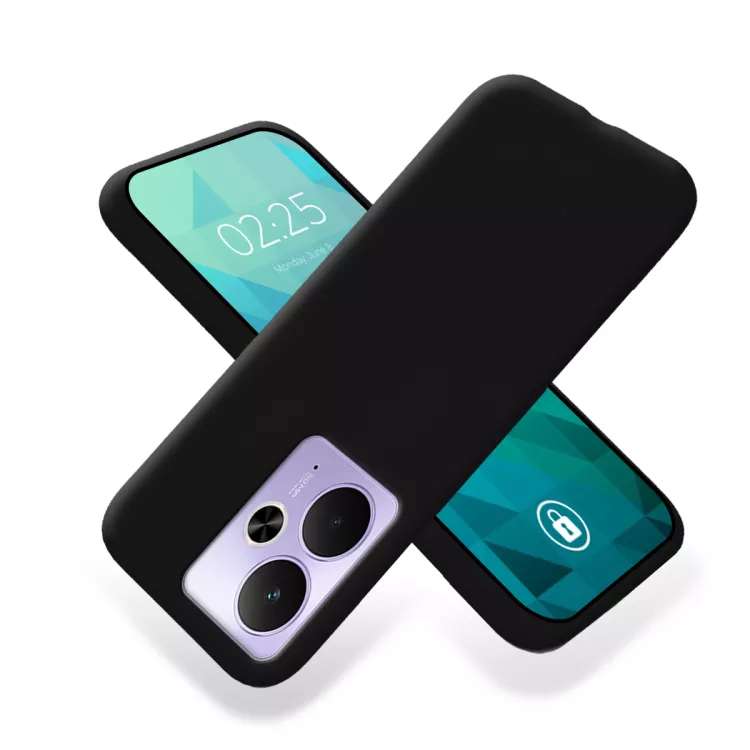 Etui Ochronne Smooth do Telefonu REALME 14T CZARNY Matowy
