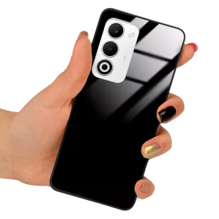 ETUI BLACK CASE GLASS NA TELEFON OPPO A5 5G CZARNY