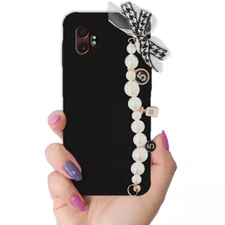 ETUI SMOOTH Z ŁAŃCUSZKIEM NA TELEFON SAMSUNG GALAXY XCOVER 7 PRO CZARNY