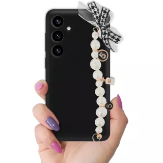 ETUI SMOOTH Z ŁAŃCUSZKIEM NA TELEFON SAMSUNG GALAXY S25 PLUS CZARNY