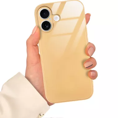 ETUI GOLD CASE GLASS APPLE IPHONE 17 AIR ST_COL111
