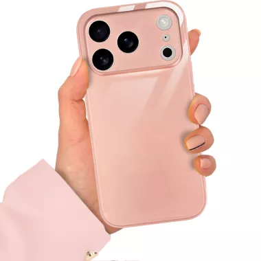 ETUI PINK CASE GLASS APPLE IPHONE 17 PRO ST_COL103