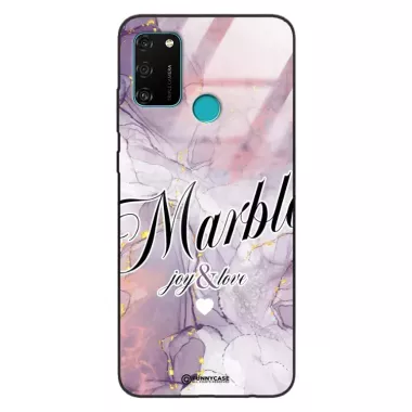 Etui Black Case Glass Marble Elegance do HUAWEI HONOR 9A Marmurkowe RAL101