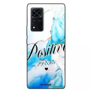 Etui Black Case Glass Marble Elegance do HUAWEI HONOR VIEW V40 5G Marmurkowe