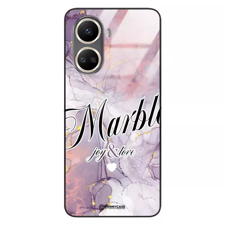 Etui Black Case Glass Marble Elegance do HUAWEI NOVA 10 SE Marmurkowe