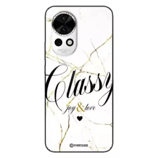 Etui Black Case Glass Marble Elegance do HUAWEI NOVA 12 Marmurkowe