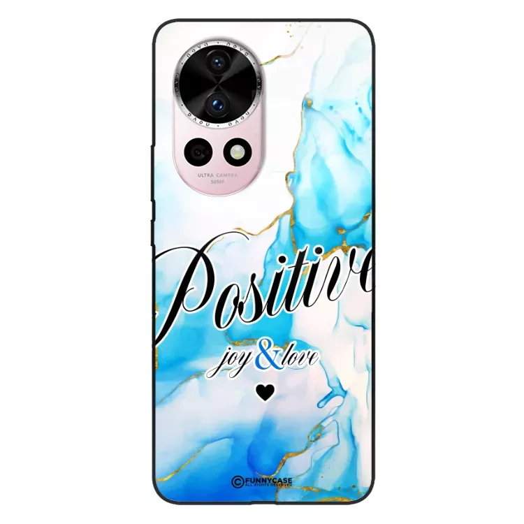 Etui Black Case Glass Marble Elegance do HUAWEI NOVA 12 PRO Marmurkowe