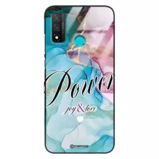 Etui Black Case Glass Marble Elegance do HUAWEI P SMART 2020 Marmurkowe
