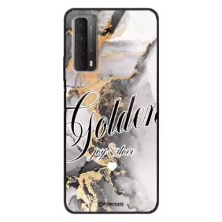 Etui Black Case Glass Marble Elegance do HUAWEI P SMART 2021 Marmurkowe