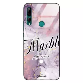 Etui Black Case Glass Marble Elegance do HUAWEI Y9 PRIME 2019 Marmurkowe