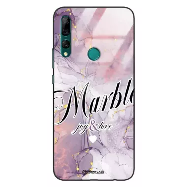 Etui Black Case Glass Marble Elegance do HUAWEI Y9 PRIME 2019 Marmurkowe