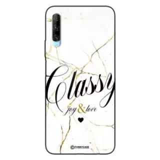 Etui Black Case Glass Marble Elegance do HUAWEI HONOR 9X PRO Marmurkowe