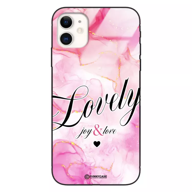 Etui Black Case Glass Marble Elegance do APPLE IPHONE 11 Marmurkowe