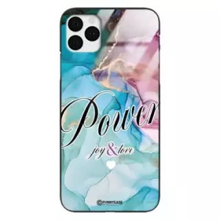 Etui Black Case Glass Marble Elegance do APPLE IPHONE 11 PRO MAX Marmurkowe