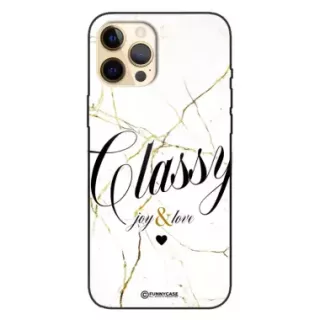 Etui Black Case Glass Marble Elegance do APPLE IPHONE 12 PRO MAX Marmurkowe
